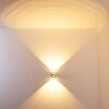 Indore Up & Down Lampa, Vägglampa, Vägglampa med lins LED Aluminium, 2-ljuskällor