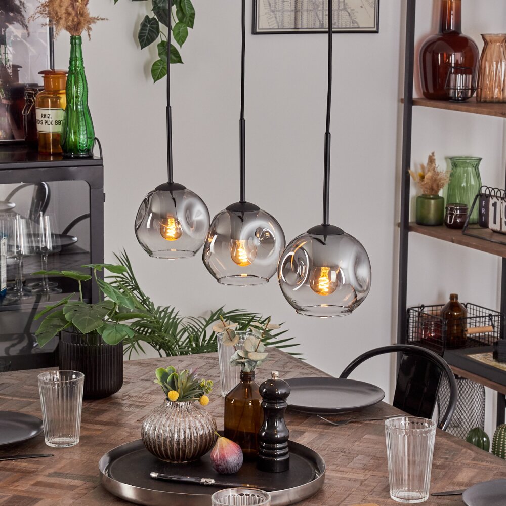 Ripoll Pendelbelysning Klart, Rökfärger, 3-ljuskällor main product photo