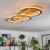 Pompu Taklampa LED Naturfärger, Svart, 1-ljuskällor