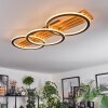 Pompu Taklampa LED Naturfärger, Svart, 1-ljuskällor