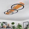 Pompu Taklampa LED Naturfärger, Svart, 1-ljuskällor