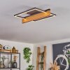 Pompu Taklampa LED Naturfärger, Svart, 1-ljuskällor