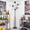 Gastor Golvlampa Krom, Klart, Rökfärger, 5-ljuskällor