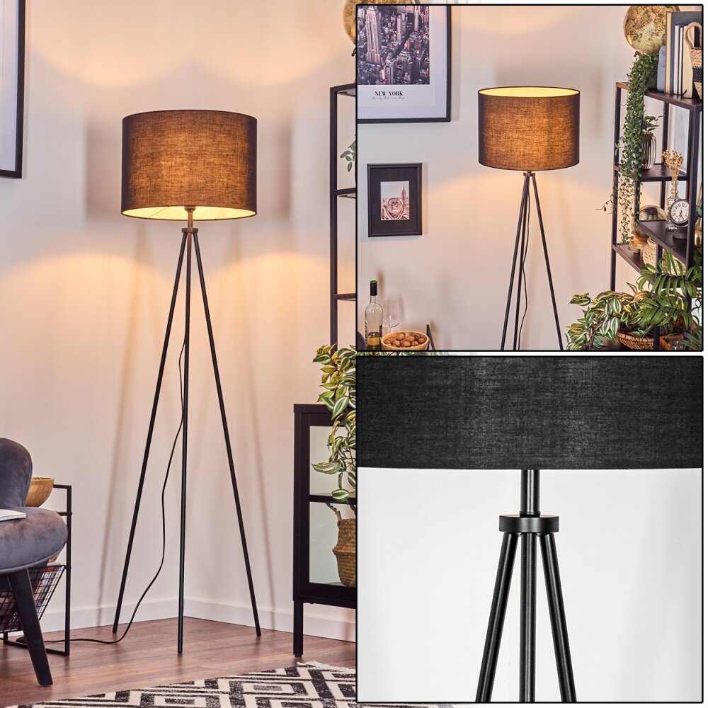 Bassagoda Golvlampa Svart, 1-ljuskällor main product photo
