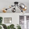 Gastor Taklampa 74 cm Amber, Klart, Rökfärger, 6-ljuskällor