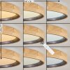 Melstad Taklampa LED Naturfärger, Vit, 1-ljuskällor, Fjärrkontroll