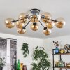 Gastor Taklampa 83 cm Amber, 10-ljuskällor