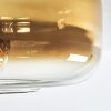 Boza Taklampa Guld, Klart, 1-ljuskällor