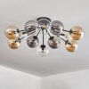 Gastor Taklampa 91 cm Amber, Klart, Rökfärger, 12-ljuskällor