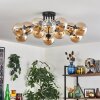 Gastor Taklampa 91 cm Amber, 12-ljuskällor