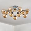 Gastor Taklampa 91 cm Amber, 12-ljuskällor