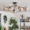Gastor Taklampa 74 cm Amber, 6-ljuskällor