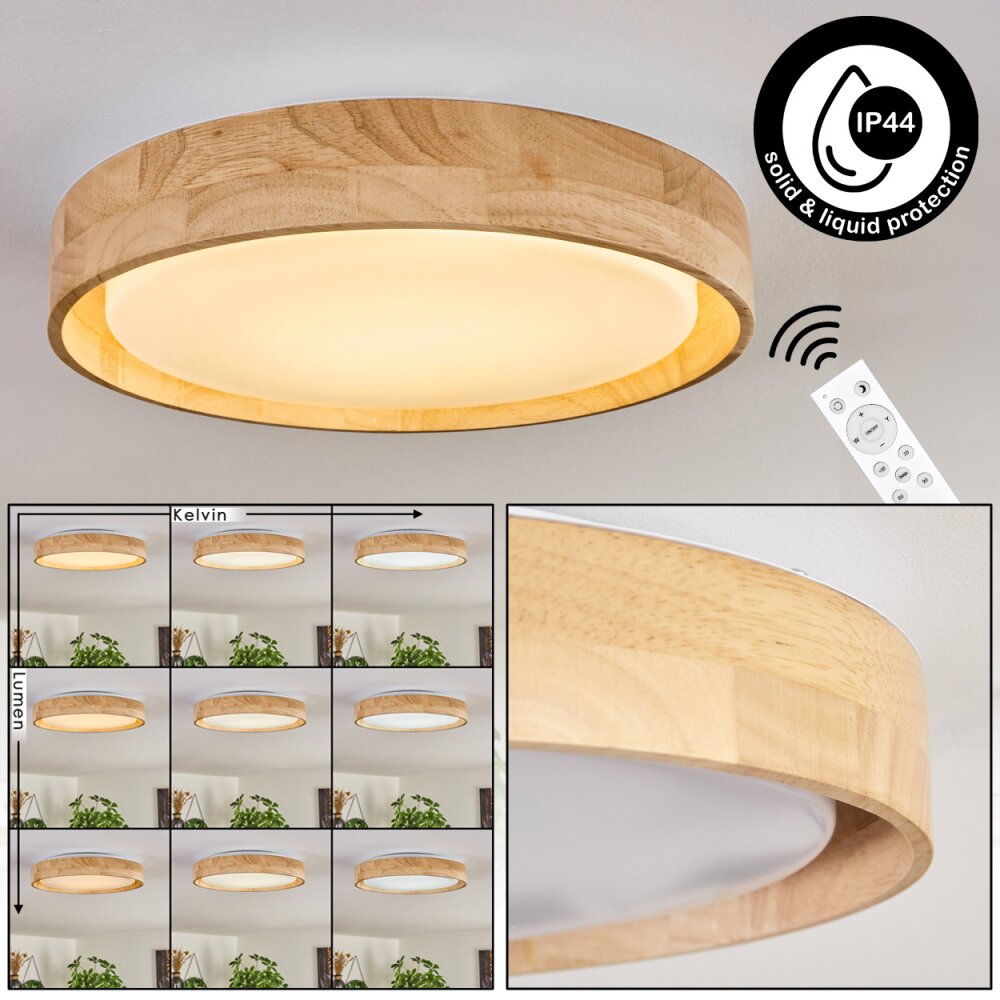 Tabernas Taklampa LED Naturfärger, Vit, 1-ljuskällor, Fjärrkontroll main product photo
