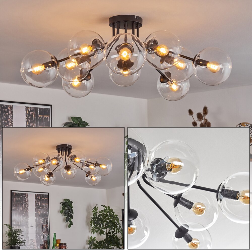Gastor Taklampa 83 cm Klart, 10-ljuskällor main product photo