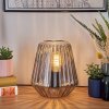 Telhais Bordslampa, Läslampa Rökfärger, Svart, 1-ljuskällor