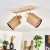 Kinnared Taklampa, Takstrålkastare Krom, Naturfärger, 2-ljuskällor