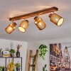 Kinnared Taklampa, Takstrålkastare Krom, Mörkbrun, 4-ljuskällor