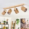 Kinnared Taklampa, Takstrålkastare Krom, Naturfärger, 4-ljuskällor
