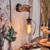Vevino Vägglampa, Väggspotlight Naturfärger, Svart, 1-ljuskällor