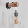 Vevino Vägglampa, Väggspotlight Naturfärger, Svart, 1-ljuskällor