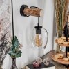 Vevino Vägglampa, Väggspotlight Naturfärger, Svart, 1-ljuskällor
