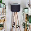 Bassagoda Golvlampa Naturfärger, Svart, 1-ljuskällor