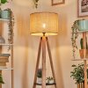 Sabadim Golvlampa Naturfärger, Svart, 1-ljuskällor