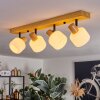 Miguas Taklampa Naturfärger, Svart, 4-ljuskällor