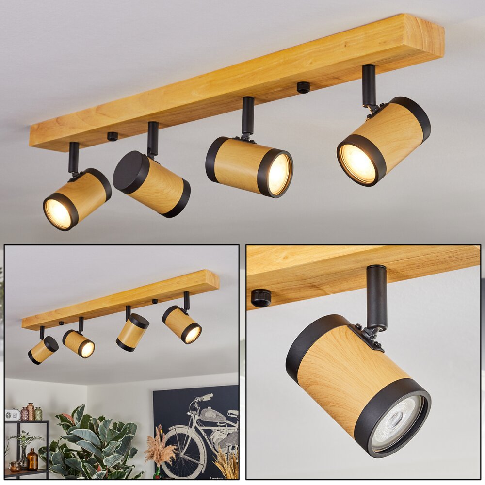 Martim Taklampa Naturfärger, Svart, 4-ljuskällor main product photo