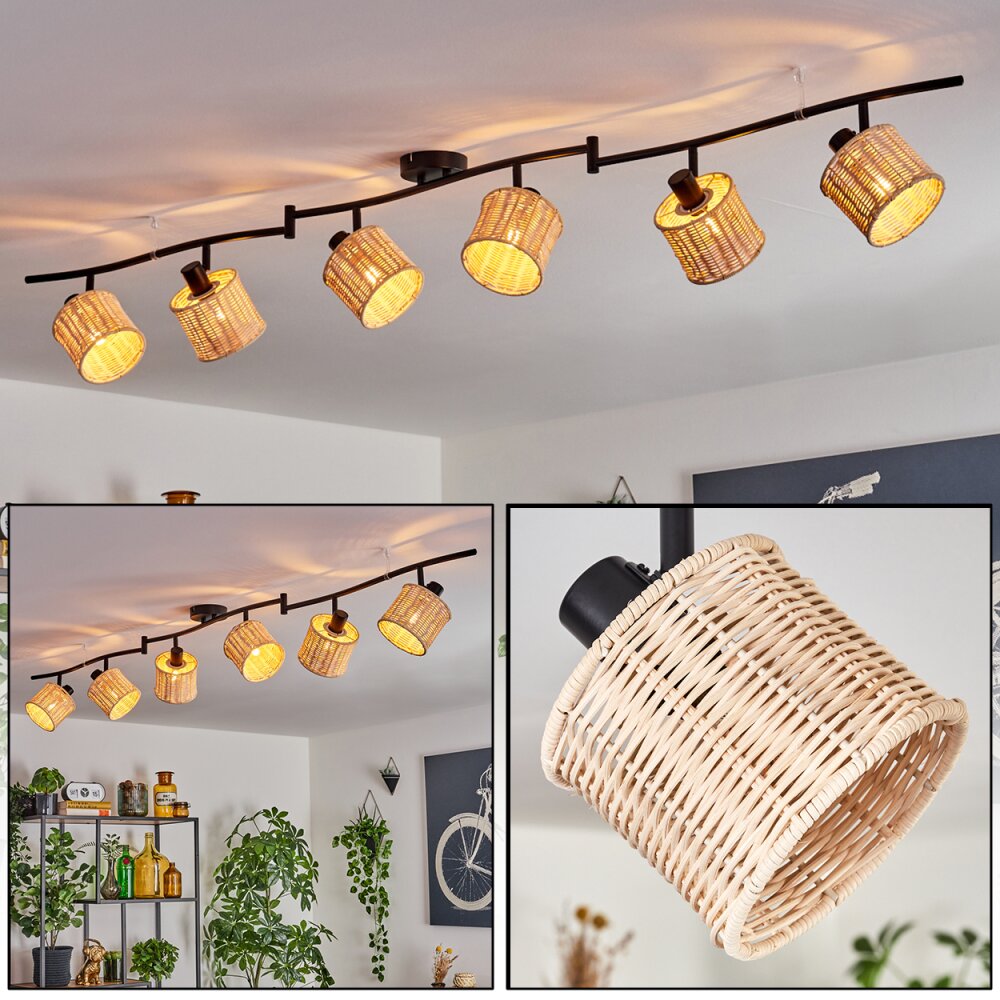 Cavaca Taklampa Svart, 6-ljuskällor main product photo