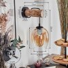 Vevino Vägglampa Naturfärger, Svart, 1-ljuskällor