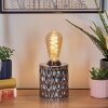 Sonhim Bordslampa Krom, Rökfärger, Svart, 1-ljuskällor