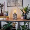 Sonhim Bordslampa Krom, Rökfärger, Svart, 1-ljuskällor