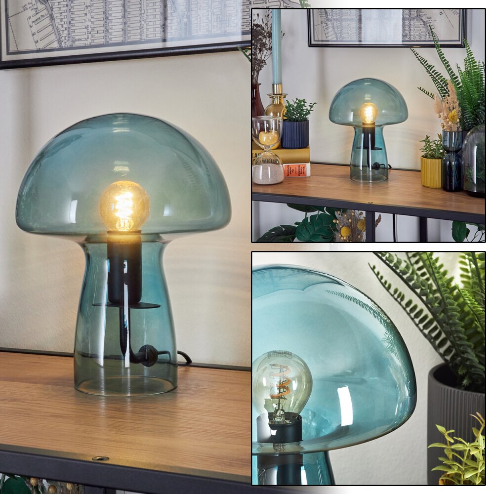 Svamplampa Almagre Bordslampa Svart, 1-ljuskällor main product photo