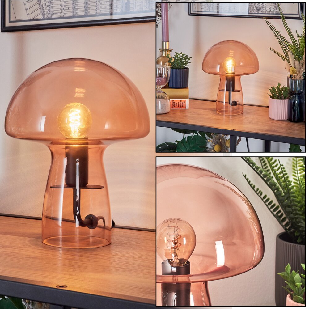 Svamputseende Almagre Bordslampa Svart, 1-ljuskällor main product photo