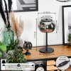 2-er Bordslampa, Läslampa LED Svart, 1-ljuskällor