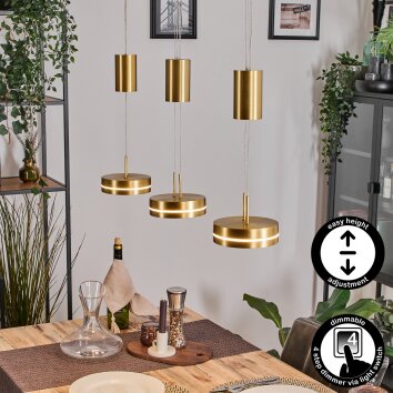 Dingersjo Pendellampa, Pendelbelysning LED Mässing, 3-ljuskällor Dingersjo Pendellampa, Pendelbelysning LED Mässing, 3-ljuskällor