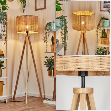 Cavaca Golvlampa Naturfärger, 1-ljuskällor
