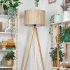 Bongal Golvlampa Naturfärger, 1-ljuskällor