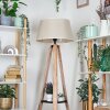 Bassagoda Golvlampa Naturfärger, Svart, 1-ljuskällor