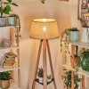 Sabadim Golvlampa Beige, Naturfärger, 1-ljuskällor