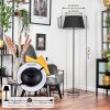 Bassagoda Golvlampa Svart, Vit, 1-ljuskällor