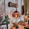 Koyoto kullampa, Vägglampa Naturfärger, Svart, 1-ljuskällor