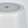 Belece Bordslampa utomhus, Bordslampa LED Vit, 1-ljuskällor