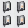 Portalis vägglampa utomhus Svart, Silver, 1-ljuskällor, Rörelsedetektor