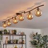 Gastor Taklampa, kullampa Amber, 6-ljuskällor