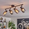 Aggebo Taklampa Svart, 4-ljuskällor