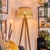 Cavaca Golvlampa Naturfärger, Svart, 1-ljuskällor