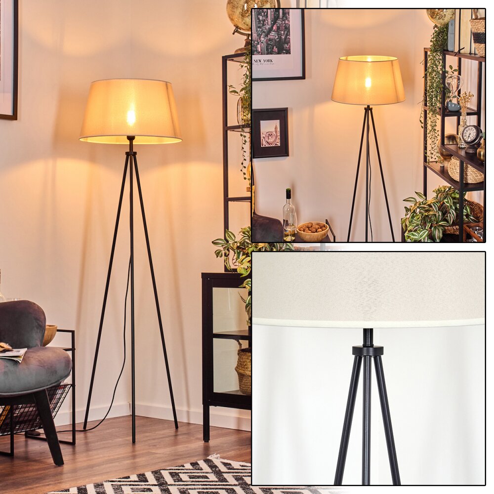 Bassagoda Golvlampa Beige, Vit, 1-ljuskällor main product photo