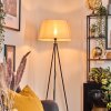 Bassagoda Golvlampa Beige, Vit, 1-ljuskällor